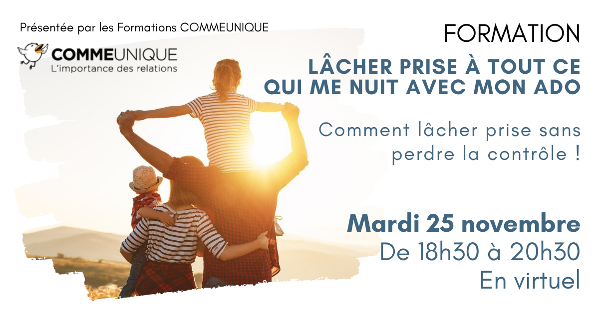 25 NOV formation lâcher prise